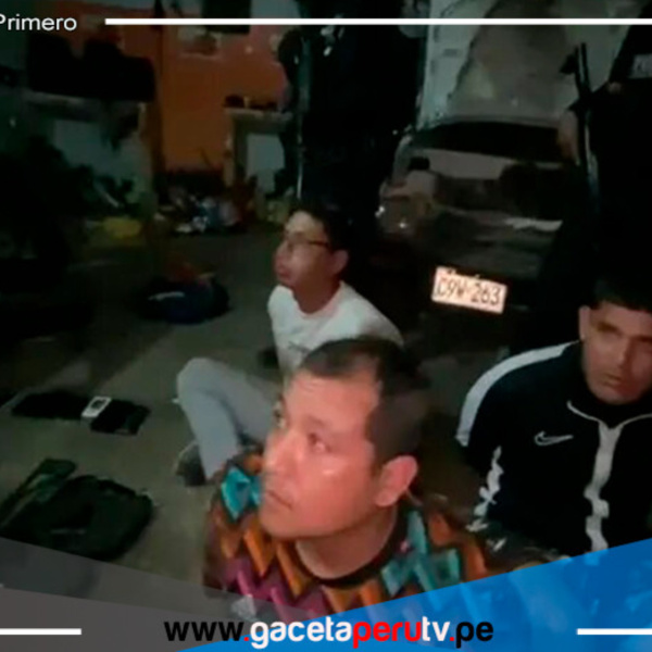 Trujillo: Cinco personas son detenidos con armamento de guerra