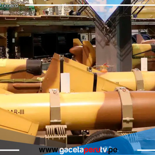 Parte de los drones iraníes. En la foto se ven los nuevos modelos de aeronaves no tripuladas UAV.
