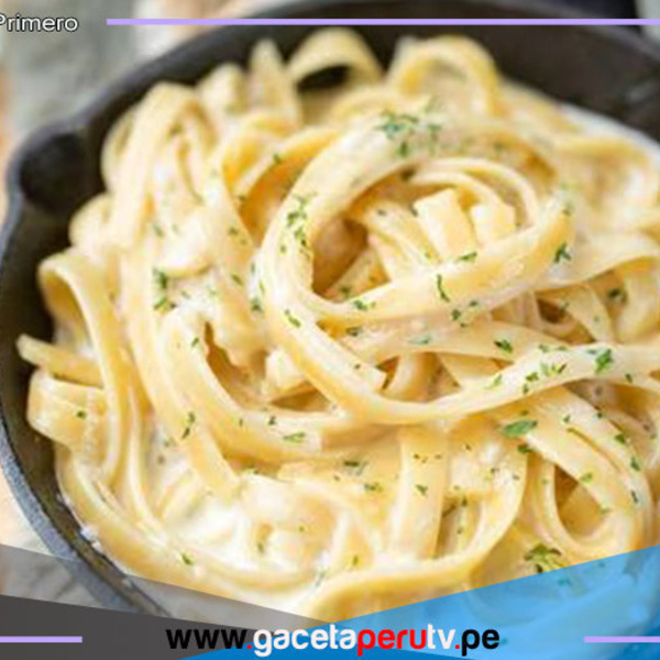 Pasta a los tres quesos, un delicioso platillo para comerlo en familia