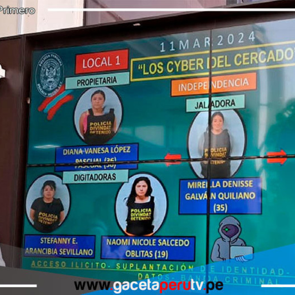 Independencia: Desarticulan banda que vendía datos personales de peruanos