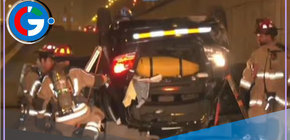 3 personas heridas en accidente en la Vía Expresa