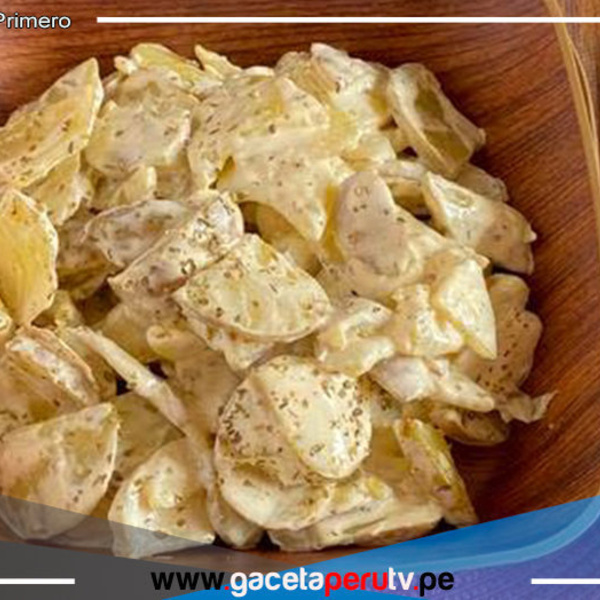 Prepara esta fácil ensalada de papa
