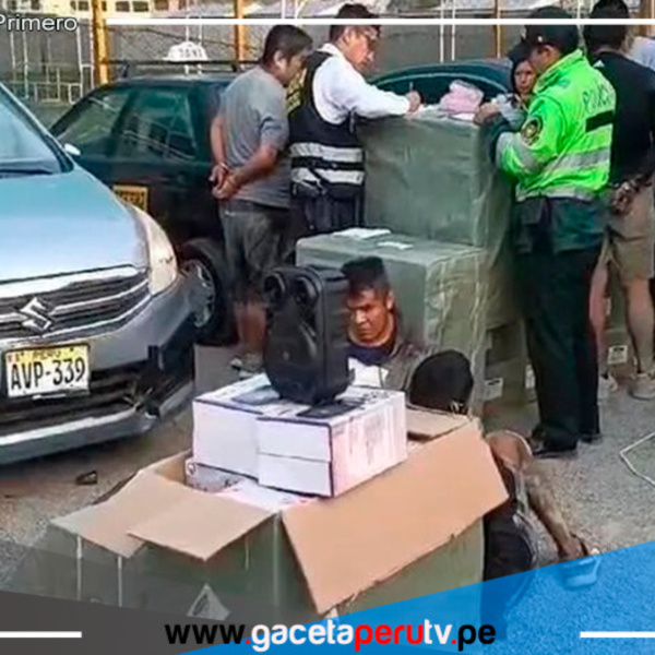 Policía captura a asaltantes de camión y recupera mercadería valorizada en $80 mil dólares