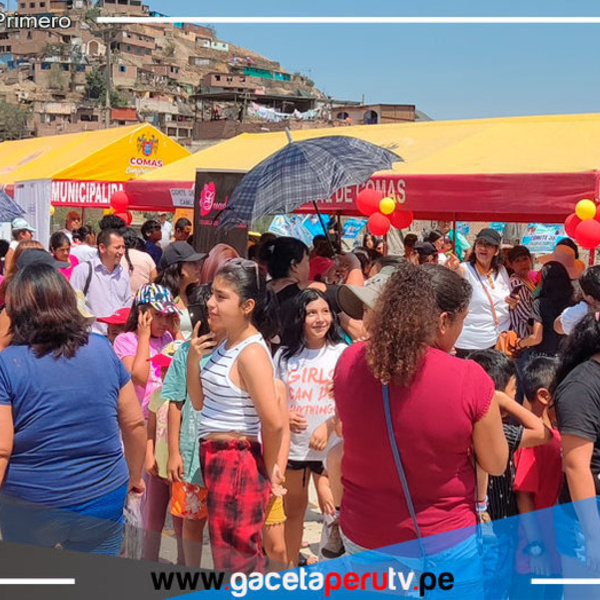 Cerca de mil vecinos reciben servicios integrales gratuitos en actividad liderada por el alcalde del distrito de Comas