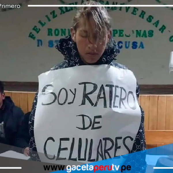 Puno: Rondas campesinas capturan y castigan a presunto delincuente