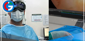 Cirujano ortopédico brasileño realiza con éxito artroscopia usando Apple Vision Pro