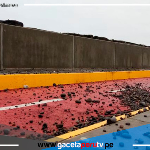 Callao: ciclovía de la Costa Verde es afectada por piedras tras oleaje anómalo 
