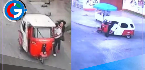 Mujer desviste a delincuente para recuperar su cartera