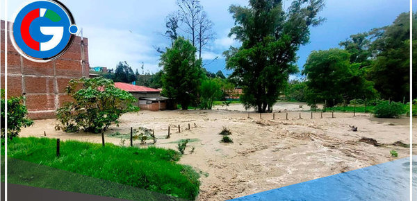 Cajamarca: lluvia intensa inunda tres viviendas