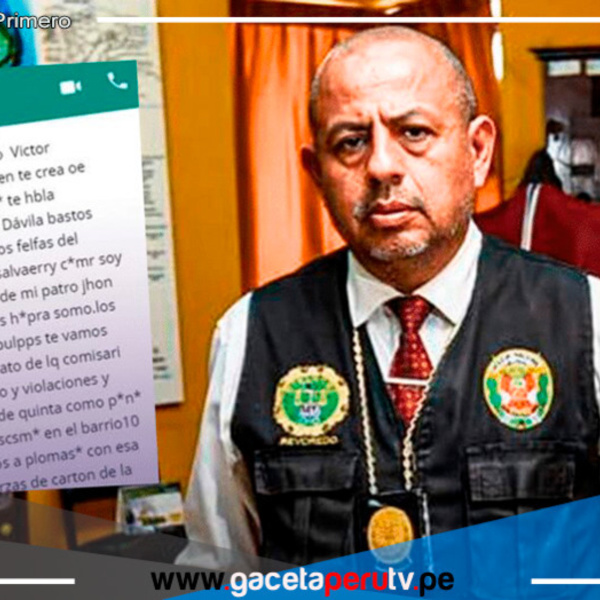 Banda criminal amenaza de muerte al coronel Revoredo