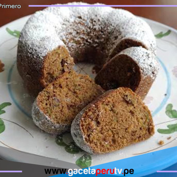 Aprende a preparar este delicioso queque de zapadillo italiano
