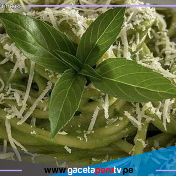 Anímate a preparar estos ricos tallarines verdes