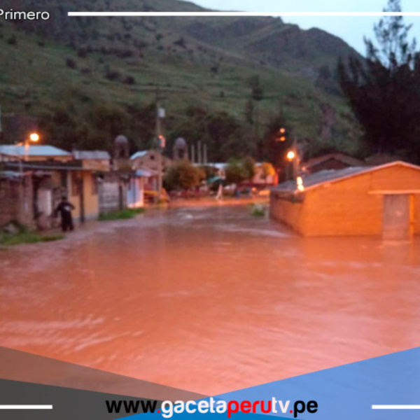 Huancavelica: Fuertes lluvias dejan 40 viviendas afectadas en Paucará y Manta