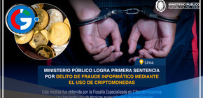Fiscalía peruana logra condena por fraude de criptomonedas