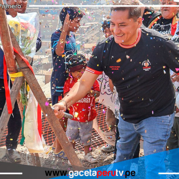 Alcalde Ulises Villegas insta a la comunidad a exigir la reconstrucción total de la Av. Belaúnde