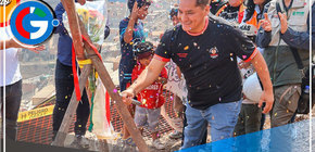 Alcalde Ulises Villegas insta a la comunidad a exigir la reconstrucción total de la Av. Belaúnde