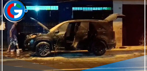 La Victoria: camioneta se incendió frente a un grifo y alarmó a los vecinos