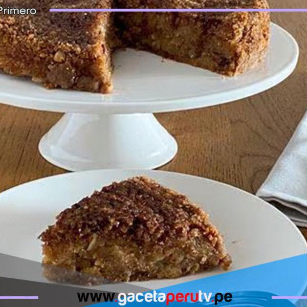 Aprende a preparar esta rica tarta de manzana