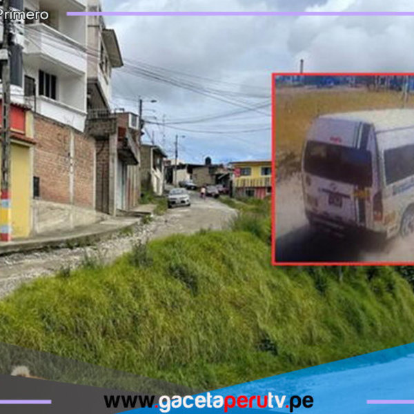 Niña fallece tras ser atropellado por una combi