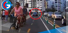 Sancionan a conductora por invadir ciclovía en Miraflores