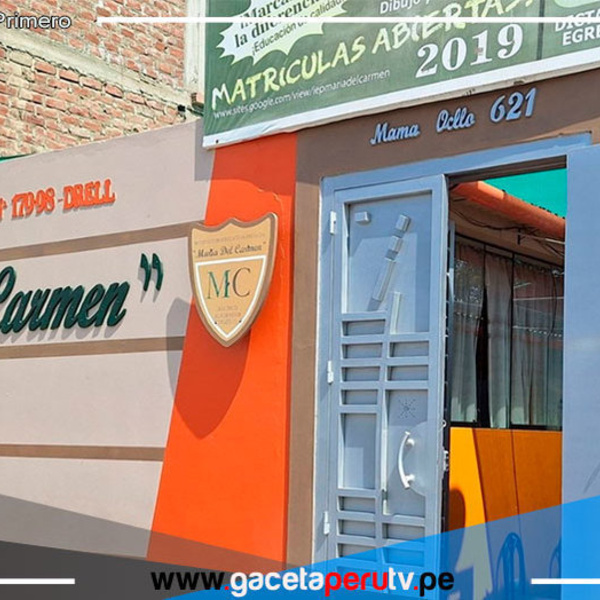 Trujillo: detonan explosivo en colegio María del Carmen