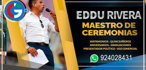Experimentado maestro de ceremonias y experto en relaciones públicas en Lima Norte