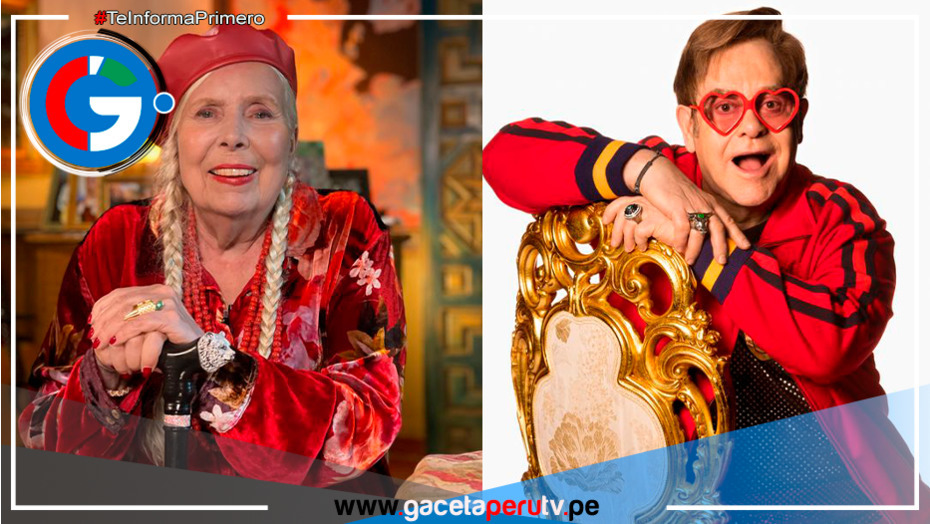 Joni Mitchell rinde emotivo homenaje a Elton John en la entrega del Premio Gershwin