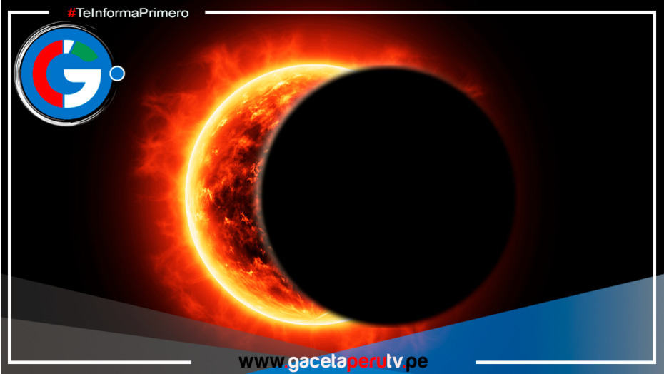 Eclipse solar eclipsado por el mal tiempo en las cataratas del Niágara.
