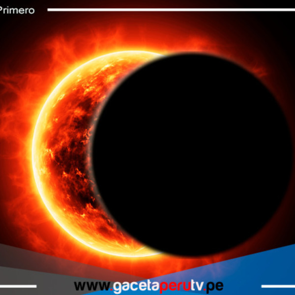 Eclipse solar eclipsado por el mal tiempo en las cataratas del Niágara.