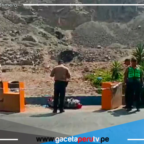 Santa Anita: Encuentran cadáver envuelto en una bolsa de plástico
