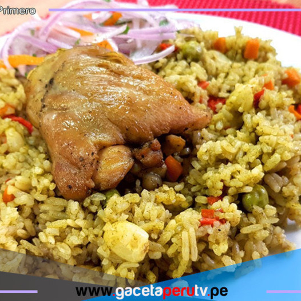 Con un toque chiclayano prepara este rico arroz con pollo