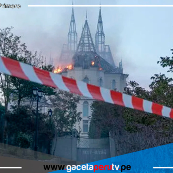 Ataque ruso en Odesa deja el "castillo de Harry Potter" en ruinas 