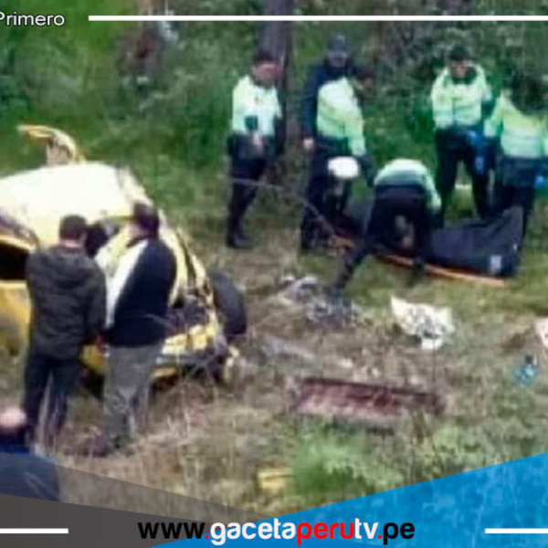 Cajamarca: accidente en vía a Celendín deja tres muertos y dos heridos 
