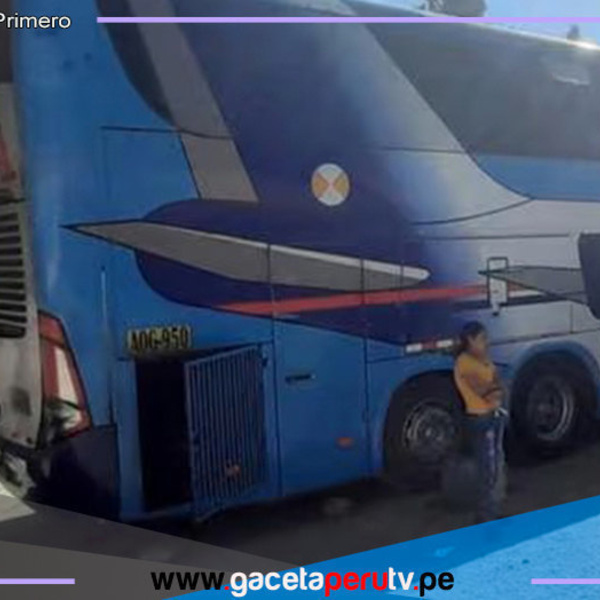 Ómnibus queda varado San Mateo tras falla mecánica