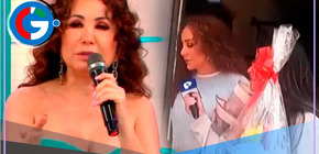 Janet Barboza ignora a reportera que le llevó un regalo por el Día de la Madre