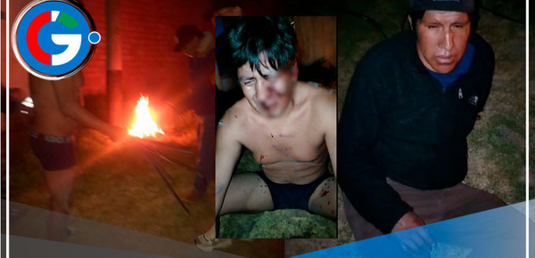 Puno: Dos presuntos ladrones acusados de robar autopartes se salvaron de ser linchados