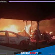 Incendio en taller de carpintería en la sede del Gobierno Regional de Arequipa