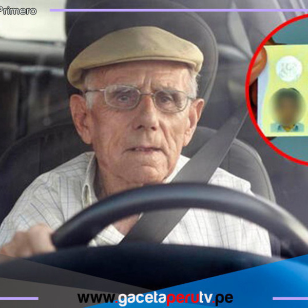 Edad máxima para sacar una licencia de conducir en el Perú