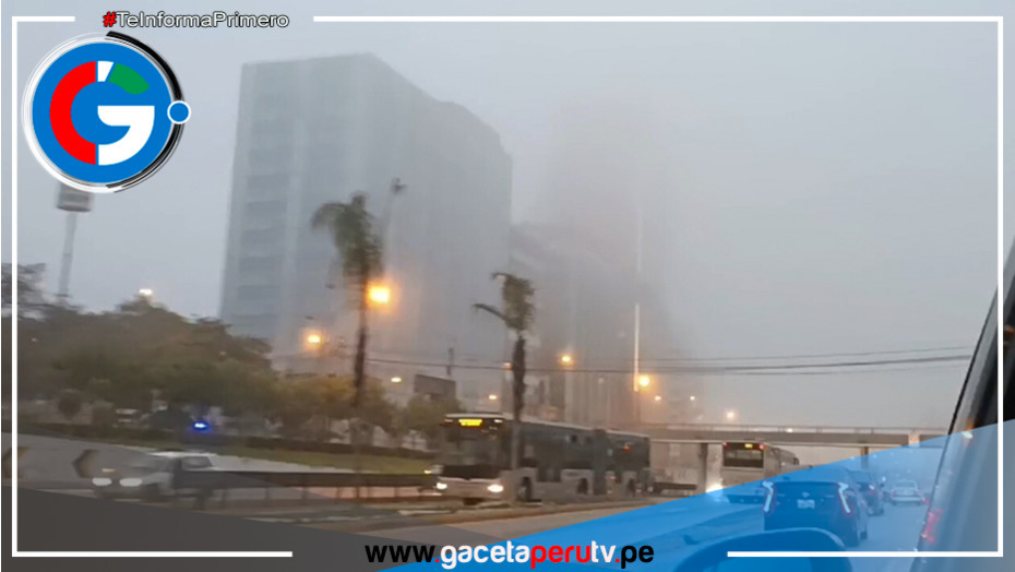 Lima amaneció con neblina densa y temperatura de 16°