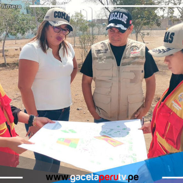 Alcalde Ulises Villegas supervisa nuevos proyectos de inversión en parques de Comas