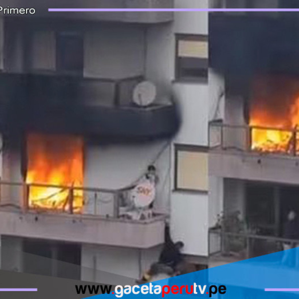 Rescatan a niño en incendio