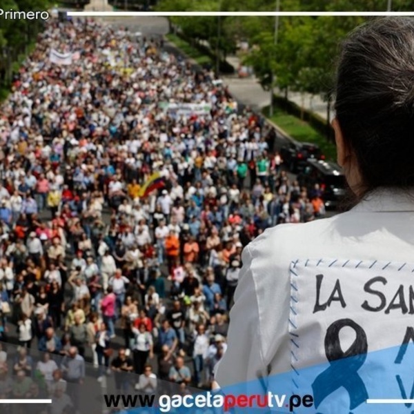  Protesta masiva en Madrid por la defensa de la sanidad pública