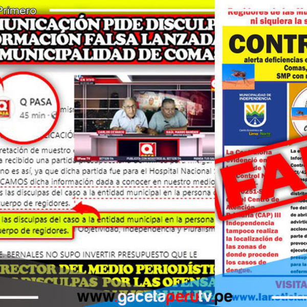 Director de Q'PASA se disculpa por difundir información errónea sobre Ulises Villegas y regidores