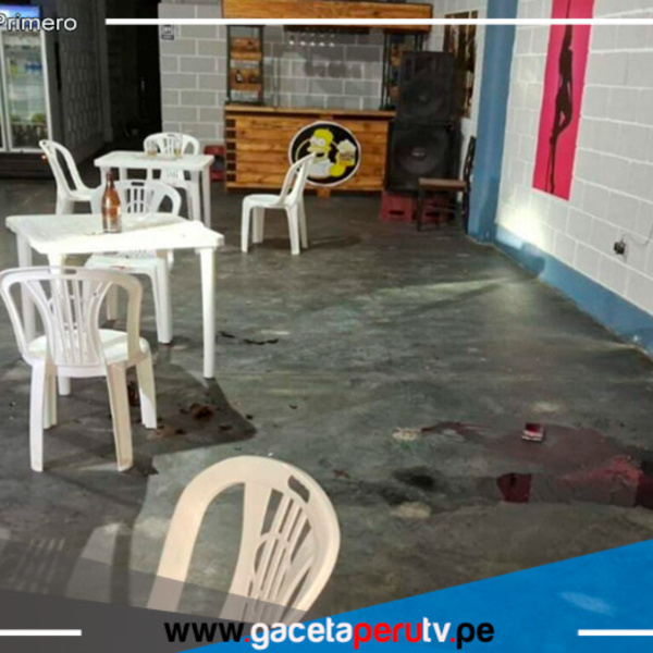 Asesinaron a balazos a un hombre en un restobar de La Libertad