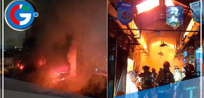 Incendio arrasa galería comercial en el Cercado de Lima