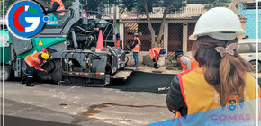 Avanzan Trabajos de Asfaltado en la Urbanización Los Viñedos en Comas
