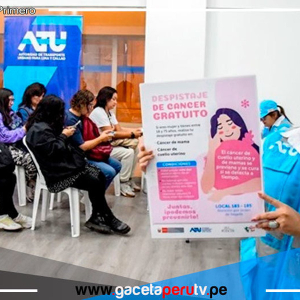 Lima: Continuará en junio despistaje gratuito de cáncer de mama y cuello uterino 