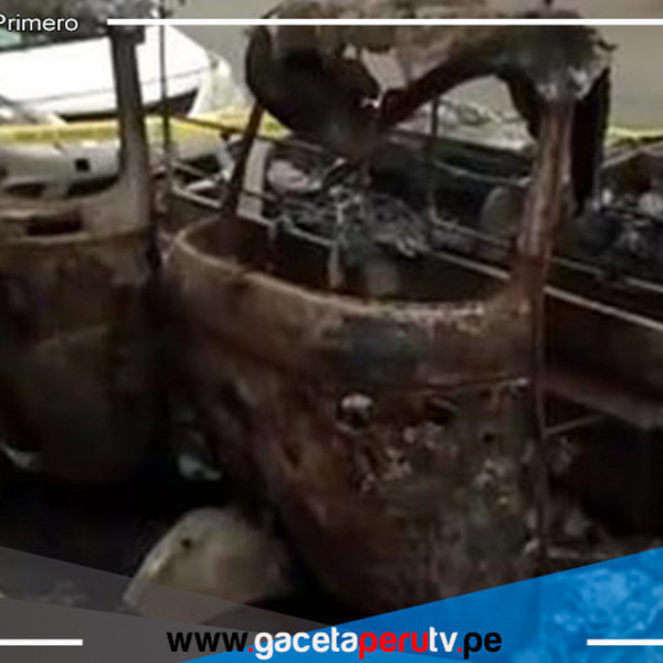 Ventanilla: Menor de edad habría incendiado 2 mototaxis