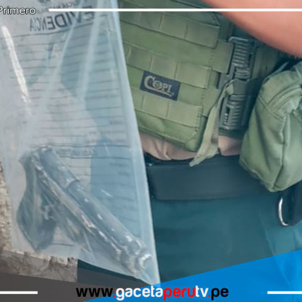 Hallazgo de réplica de arma de fuego moviliza a autoridades en Comas