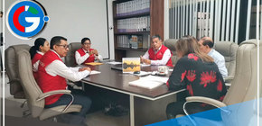 Gerente Municipal de Comas recibe a equipo de Contraloría para auditoría de contrataciones.